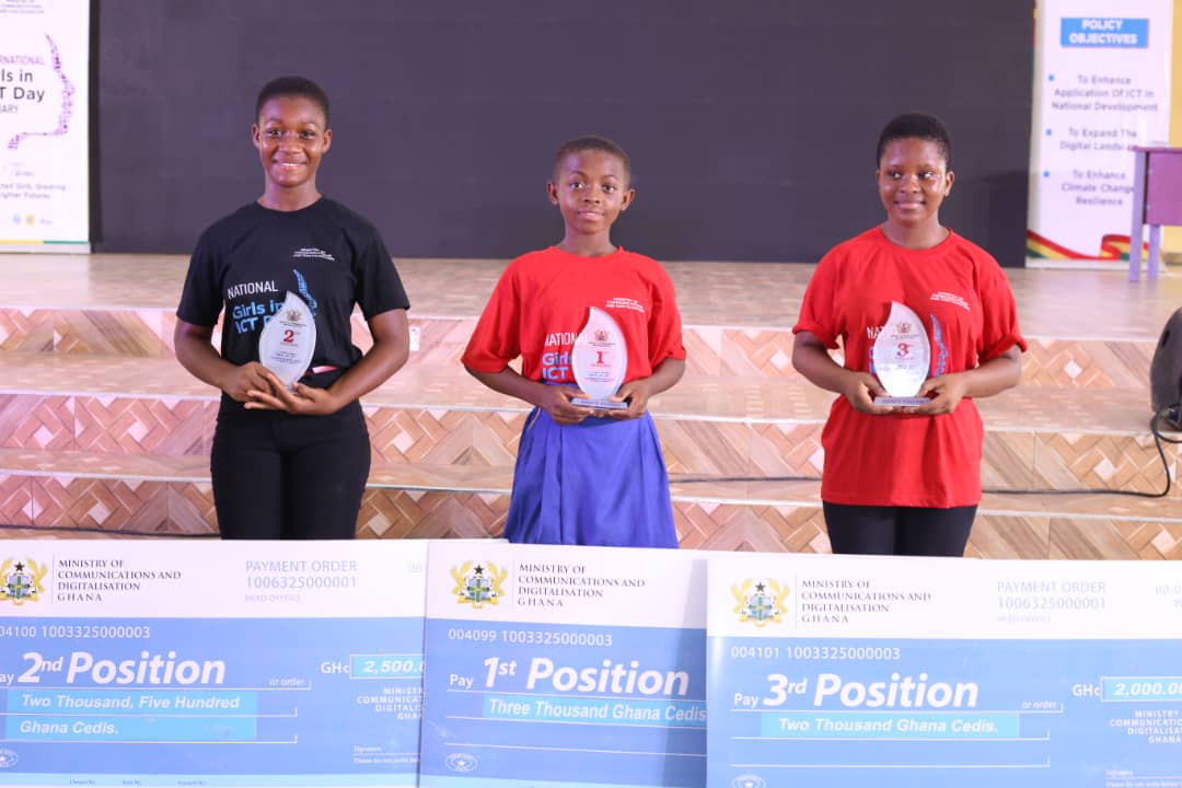 Ahafo: 12-year-old wins Girls in ICT event